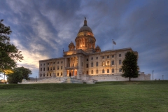 Dusk at the State House