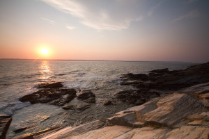 Photograph of Beavertail State Park in Jamestown, Rhode Island. Taken by Rhode Island photographer Mike Dooley