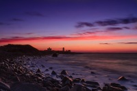 Point Judith Light at Dawn