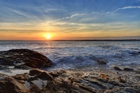 Sunset at Beavertail State Park
