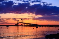 Dramatic Skies over Newport Bridge