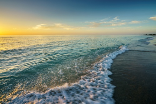 Sunset Surf at Nokomis Beach Sunset Surf at Nokomis Beach