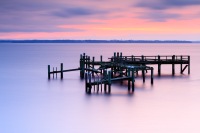 Long Exposure of the Rocky Point Pier in Warwick