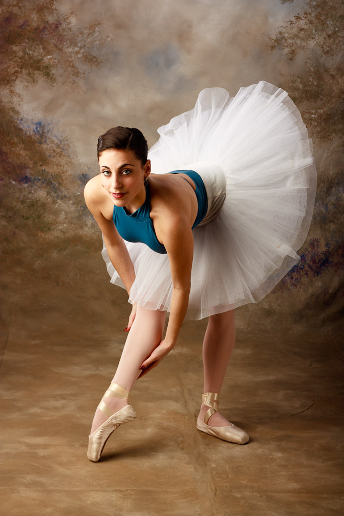 Portrait photography of a professional ballerina, taken by Rhode Island photographer Mike Dooley