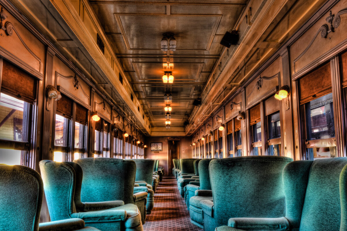 Vintage Train Car Photographs