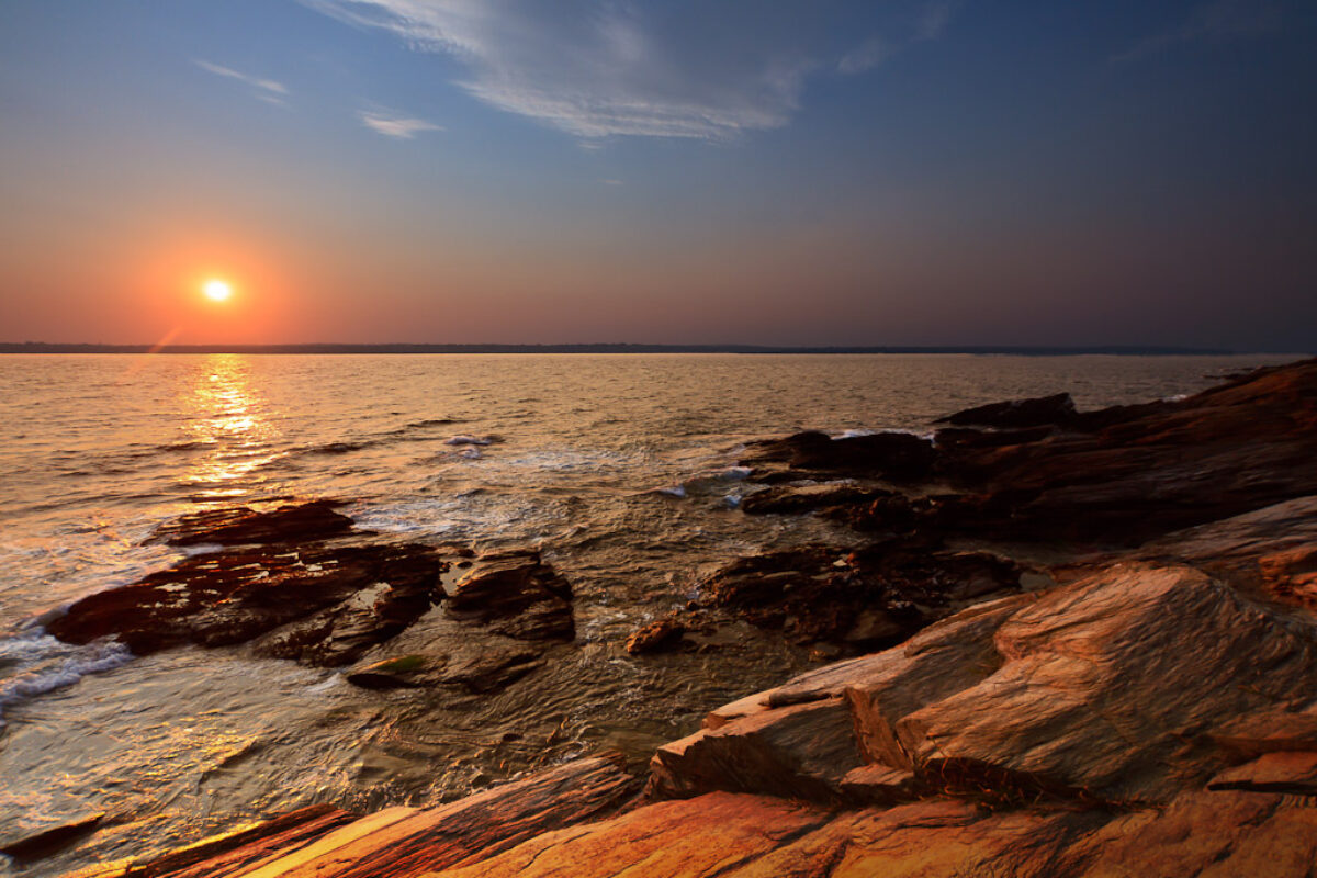 Seascape Photography at Beavertail State Park