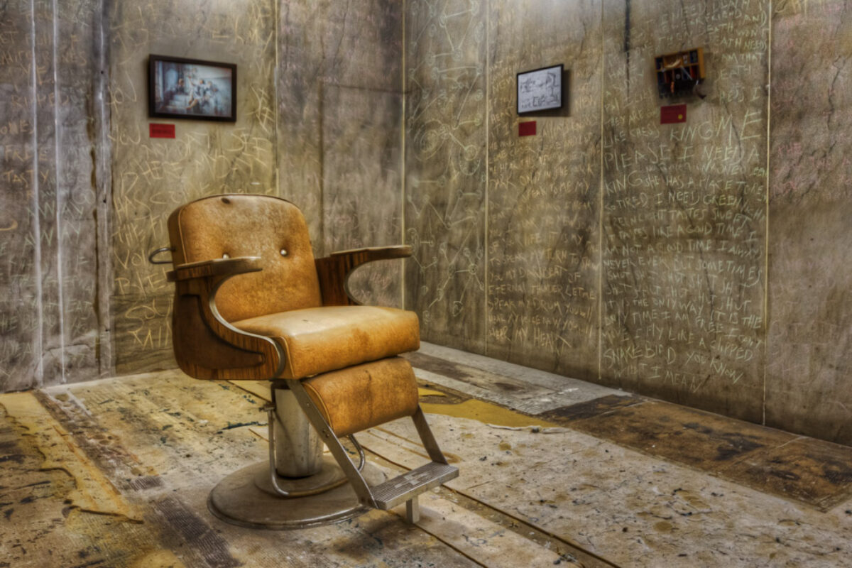 Barbers Chair in a Bank Vault