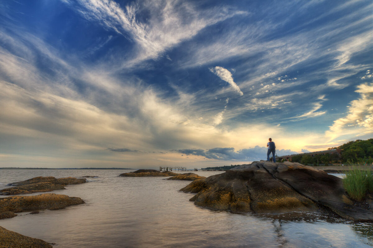 A Photographer Shoots Sunset