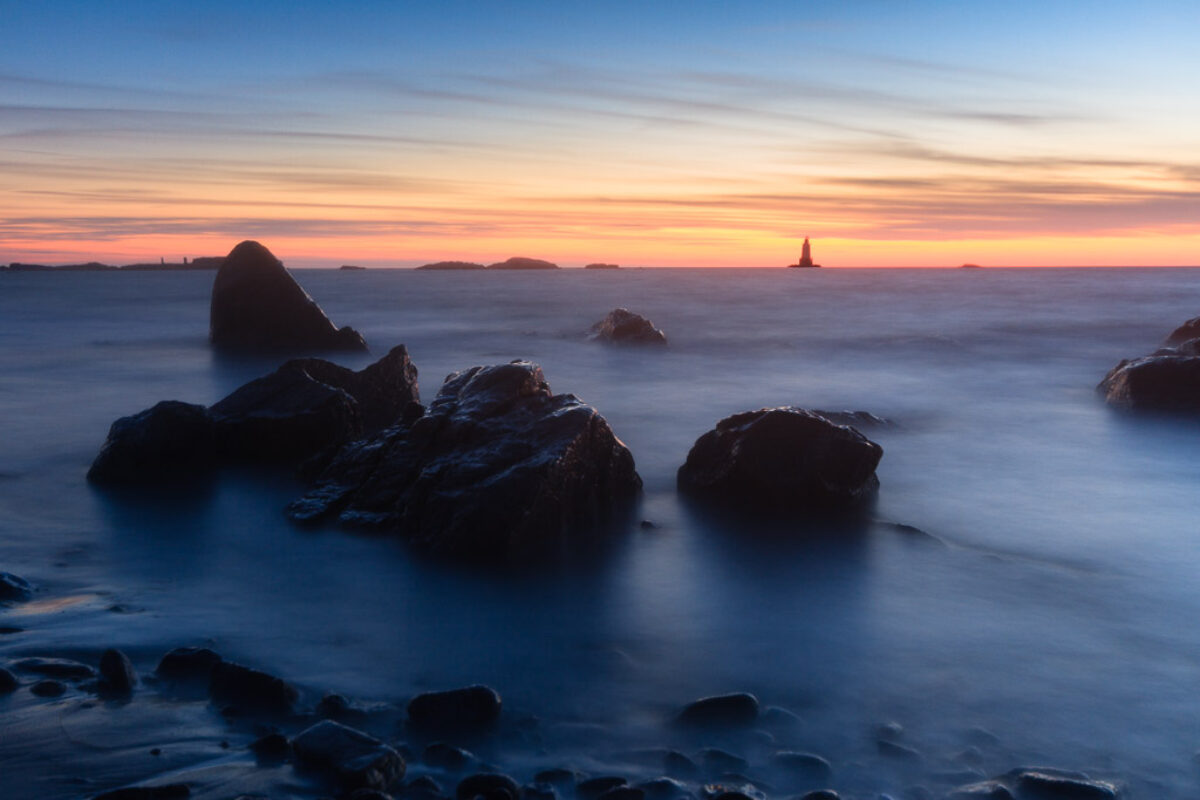 Sunset at Sakonnet Beach