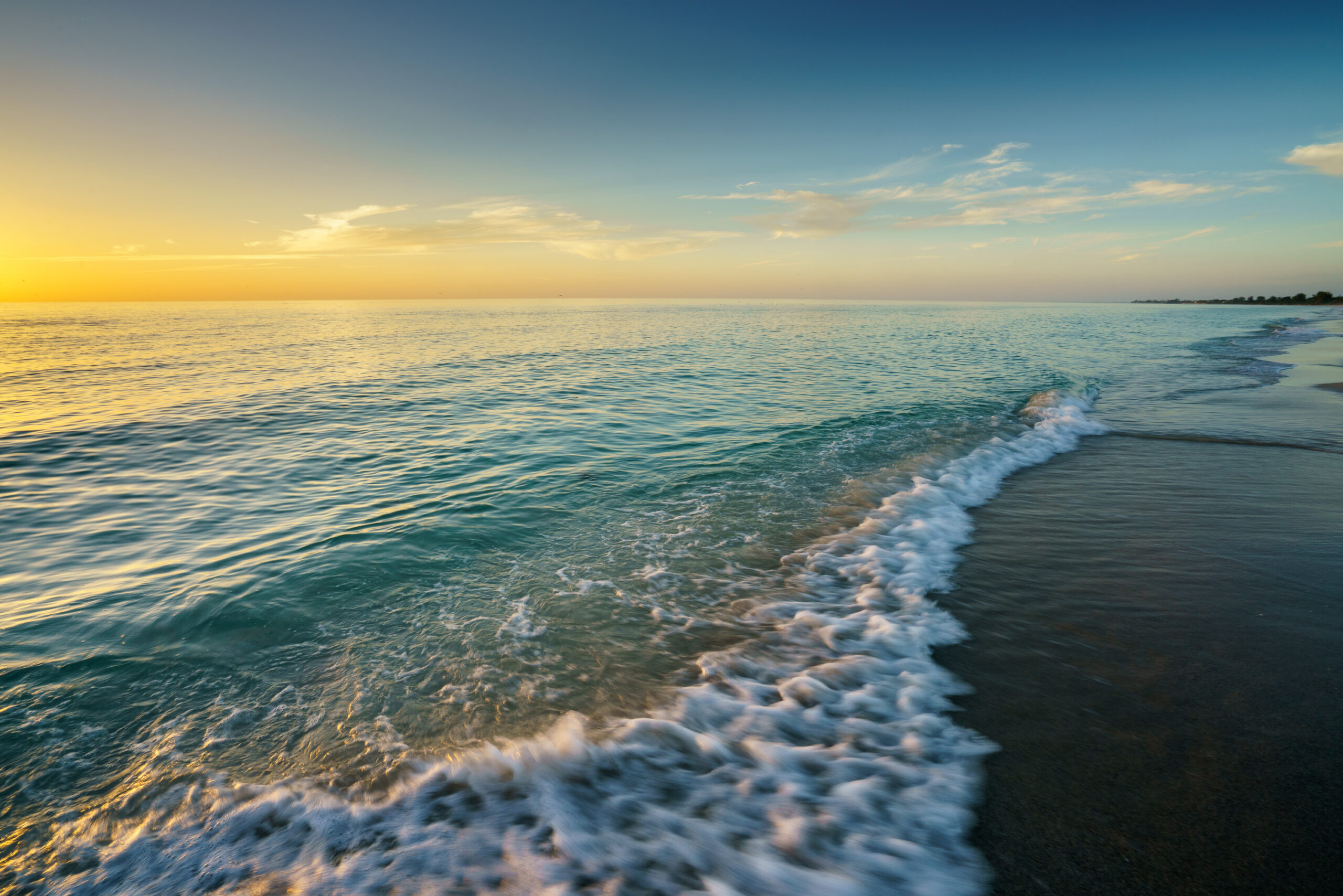 Sunrise at Point Judith Lighthouse, New England seascape photograph by Mike Dooley
